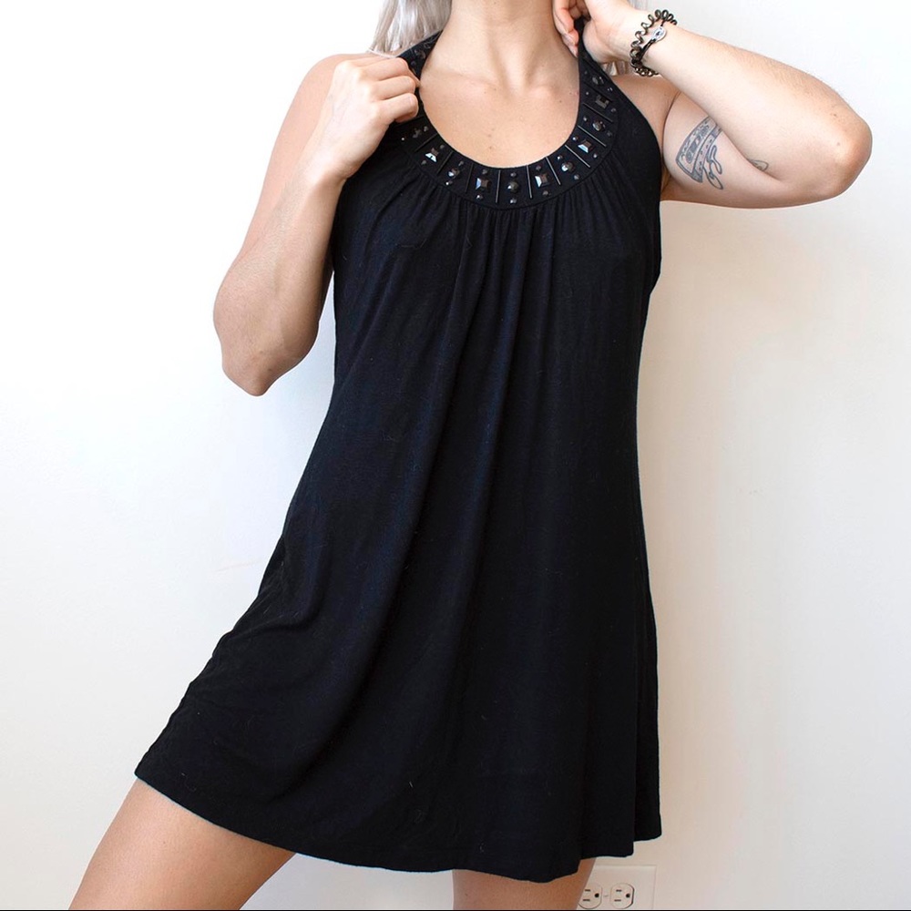 Black Halter Dress